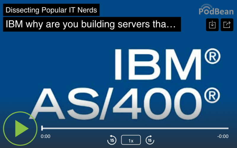IBM why are you building servers that last long, don't break