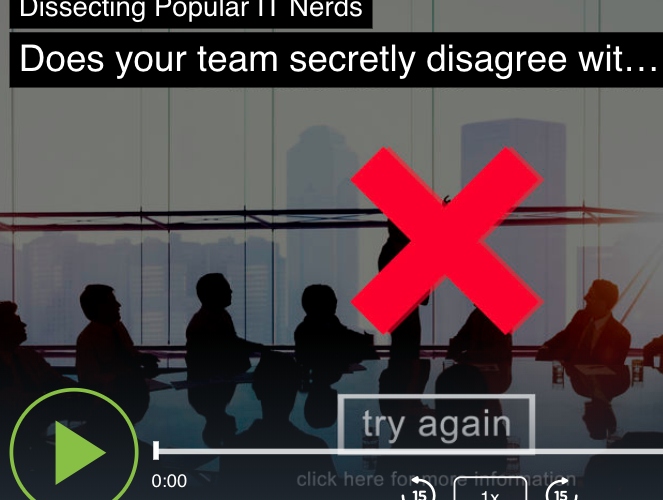 Does your team secretly disagree with you? Are you failing to gain your team's buy-in?